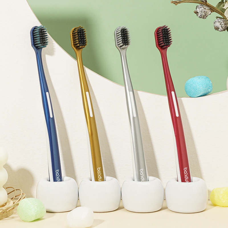 Toothbrush Soft Bristle Small Head High-Grade High-Grade Soft Bristle Brush Student Adult Couples Family Home Wholesale details Picture