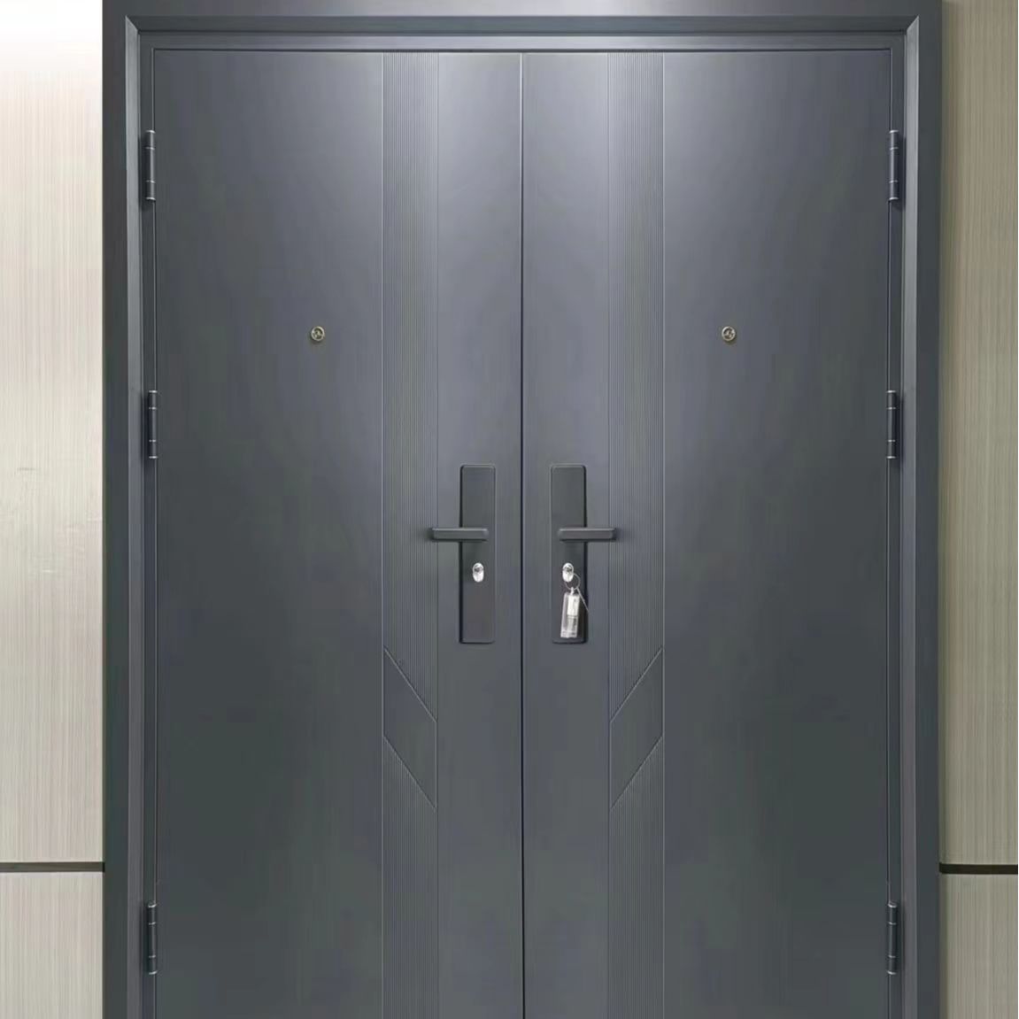 Cross-Border Security Door Entry Door Light Luxury Simple Entry Door Mother Door Security Door Engineering Door Manufacturers Wholesale Foreign Trade Door Application Scenario