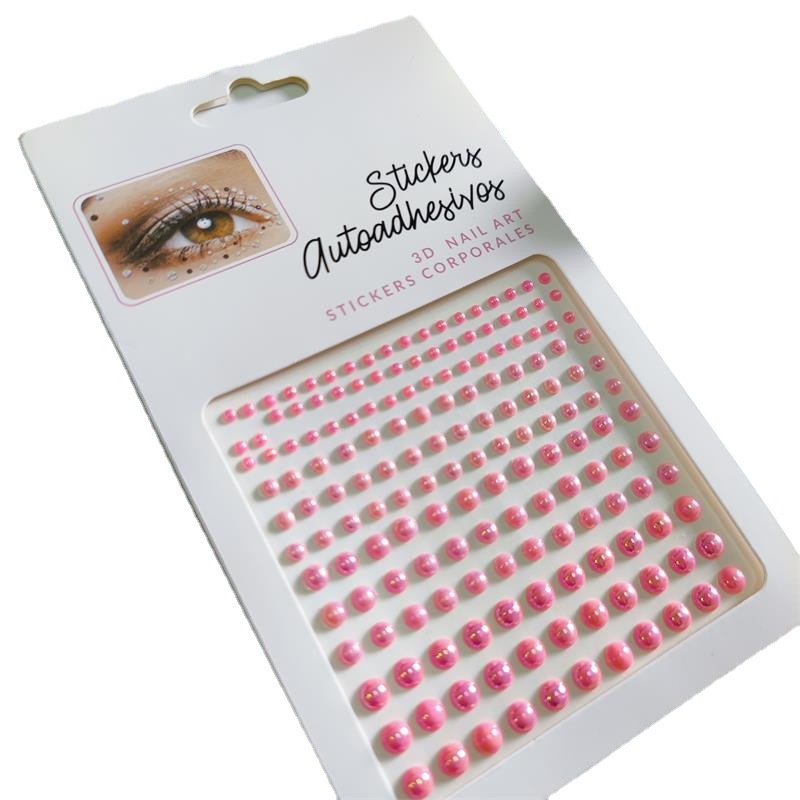 珍珠贴面妆眼白底实物图