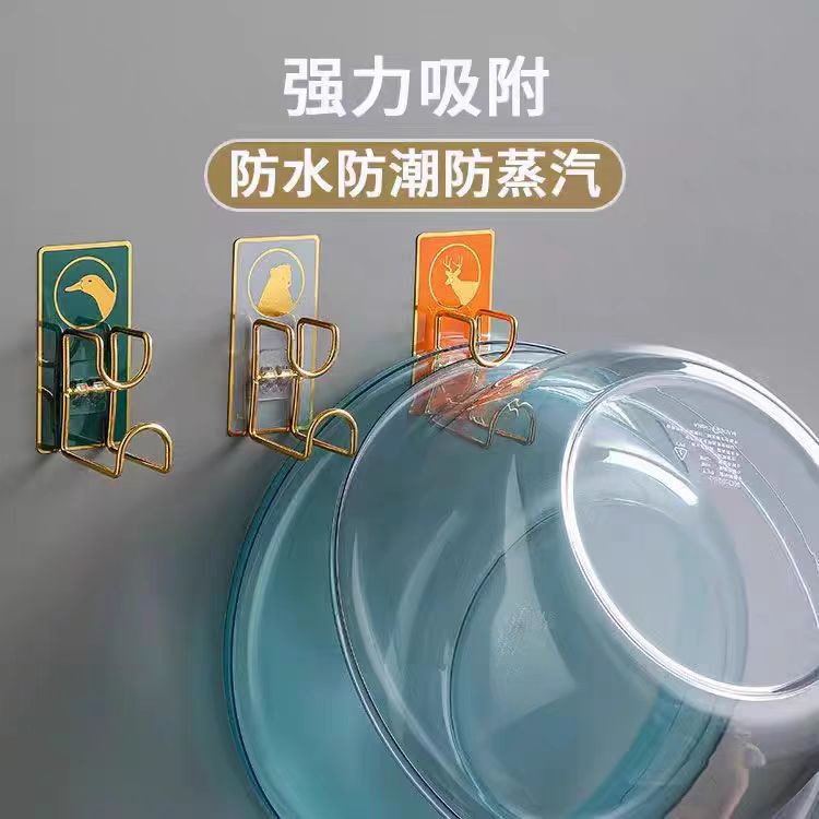 Shelf, basin hook, home bathroom, toilet, no need for drilling, organizing and storage, cross-border e-commerce best-selling hook Specification image
