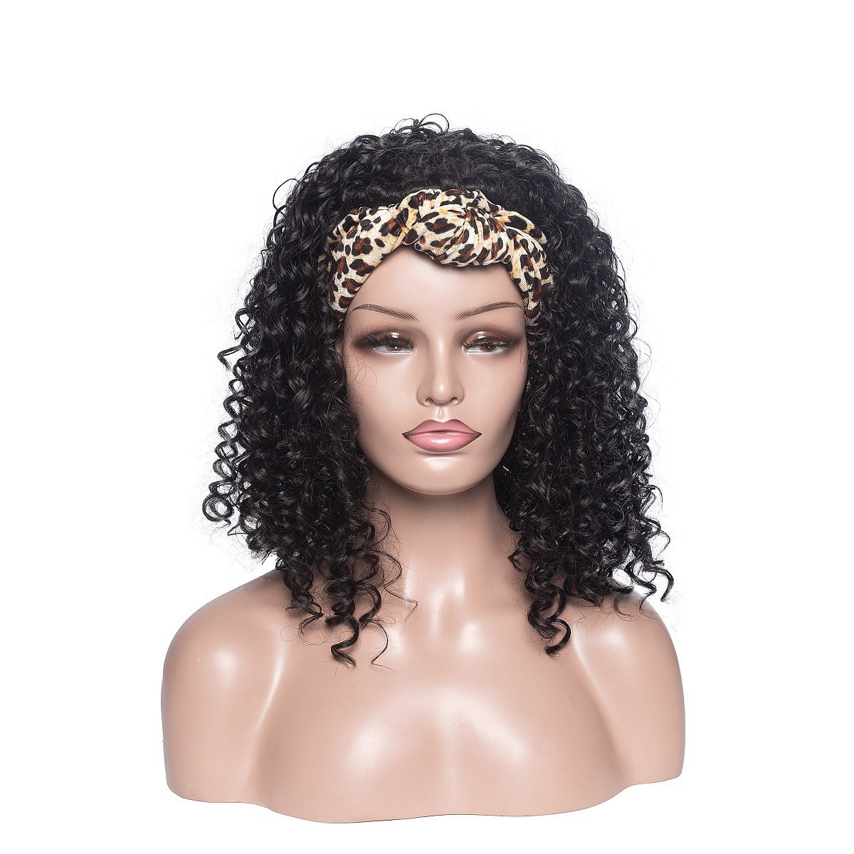 غطاء شعر طويل مجعد في لفيفة شعر منفوش منفوش منفوش Specification image