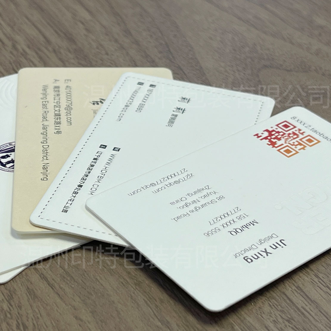 Customized personalized Delway cotton paper business cards, gold-embossed and concave-convex color printing customized intaglio printing business cards Application Scenario
