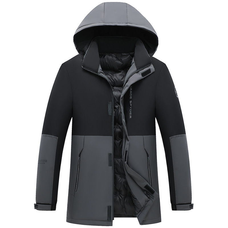 New autumn and winter cotton-padded jacket, men's cotton-padded jacket, warm and windproof, fashionable cotton-padded jacket, youth casual workwear, regular style, large size Specification image