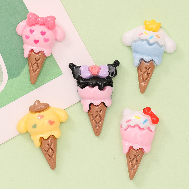 Cute Star Kirby diy cream glue charger case, phone case, hair accessory, hair clip, resin accessory material pic 18