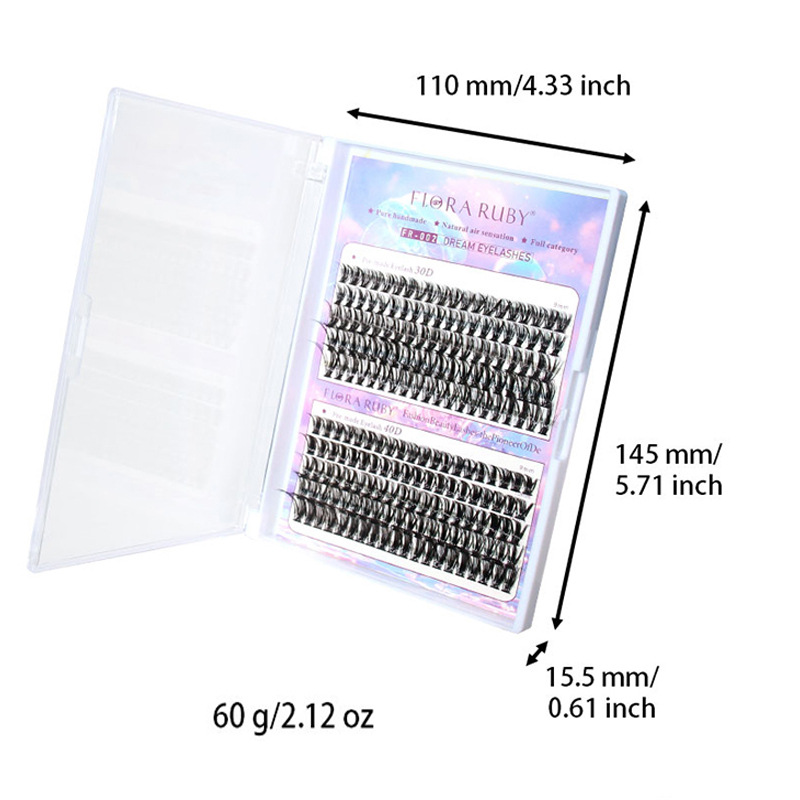FloraRuby False Eyelashes Application Guide