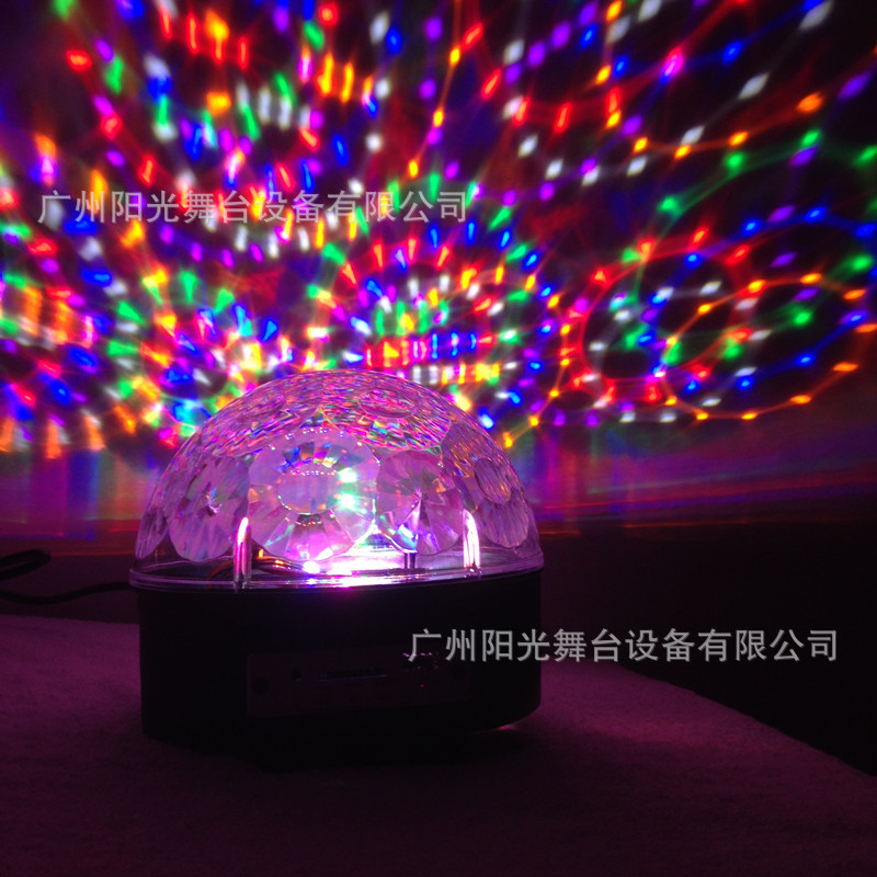 Manufacturers Direct Rgb Bluetooth Led Crystal Magic Ball Lamp Ktv Household Dmx Private Bar Disco Stage Light details Picture