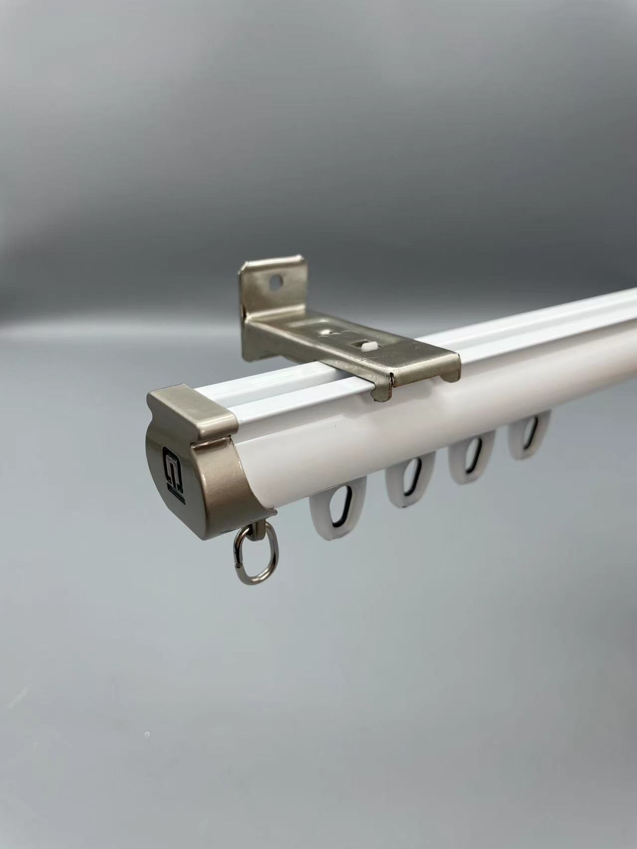 Sliding Roman Rod Aluminum Alloy Thickened Mute Anti-Leakage Curtain Track Curtain Rod Sliding Roman Rod Double Single Rod Application Scenario