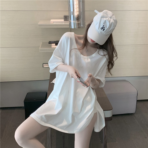 女式T恤实物图
