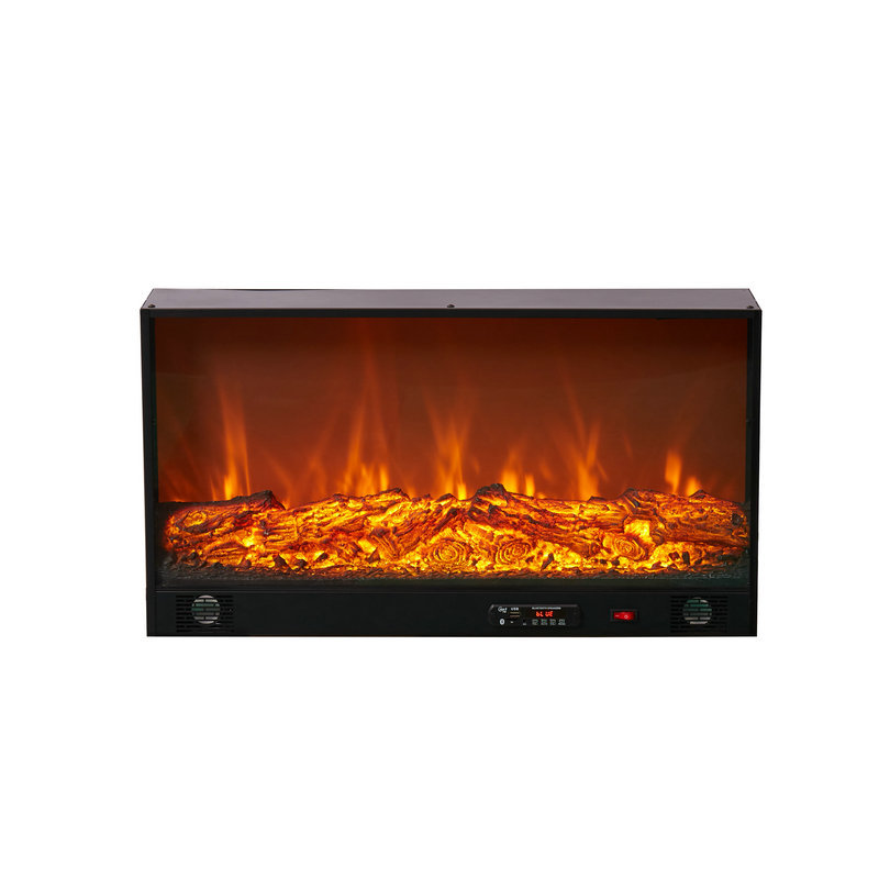 Artificial fire electronic fireplace Fireplace decorative cabinet export Bluetooth version living room background wall electric fireplace home custom Specification drawing