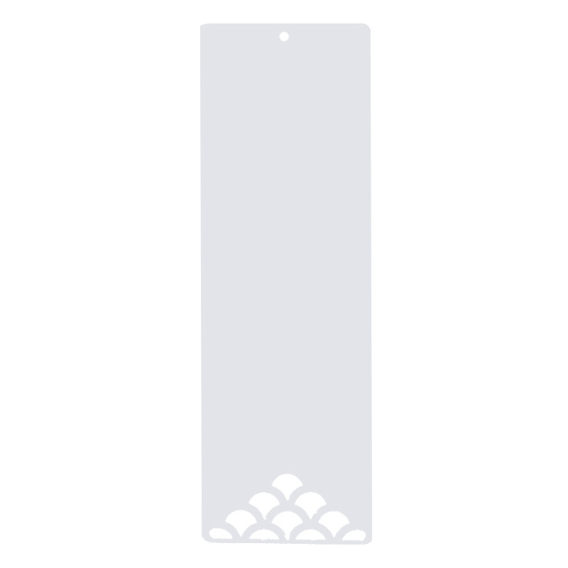 Special hollowed-out bookmark pendant for bleaching paint, DIY creative material package, calligraphy, Xuan paper, card paper, lacquer paint Item Picture