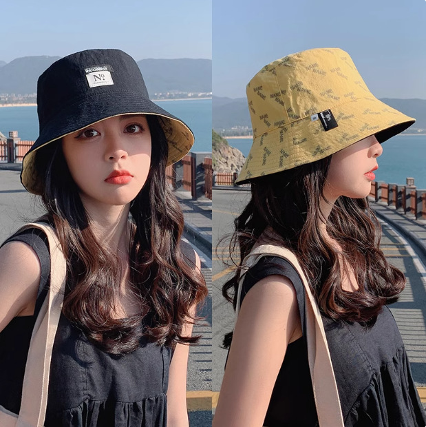 A fisherman's hat with a high-end look for women, a summer Korean-style moisture-proof and sun-proof sun hat, and a versatile Japanese double-basin hat for spring and autumn