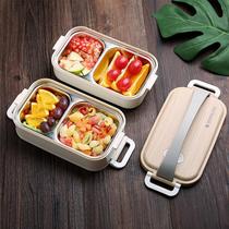 304 Double-layer stainless steel lunch box Insulated lunch box Student adult bentobox