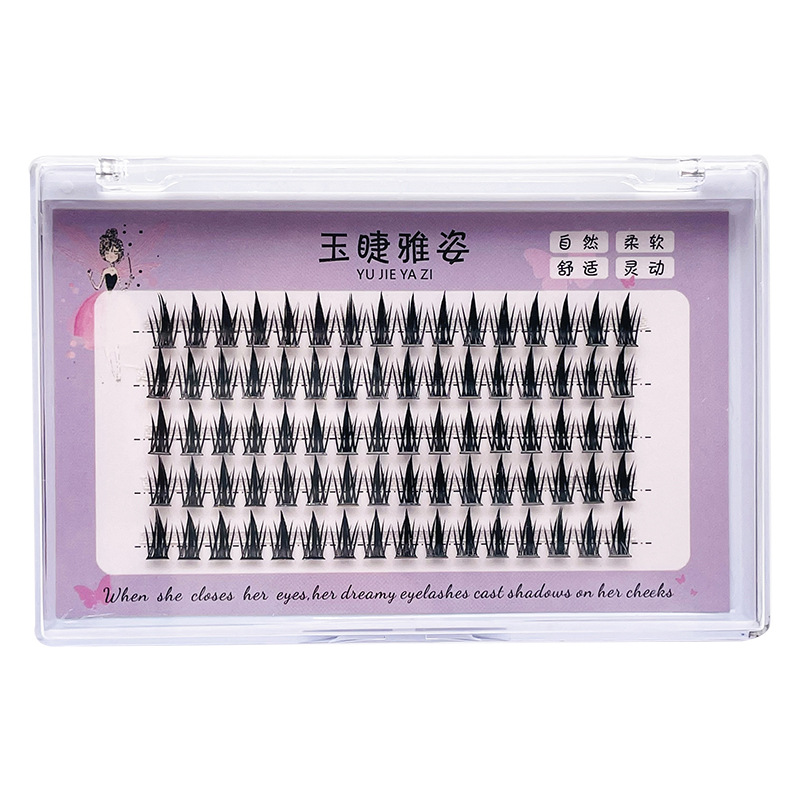 False Eyelashes Fairy Eyelashes Section Thick Sandwich Natural Barbie Eyelashes Have Been Cut Item Picture