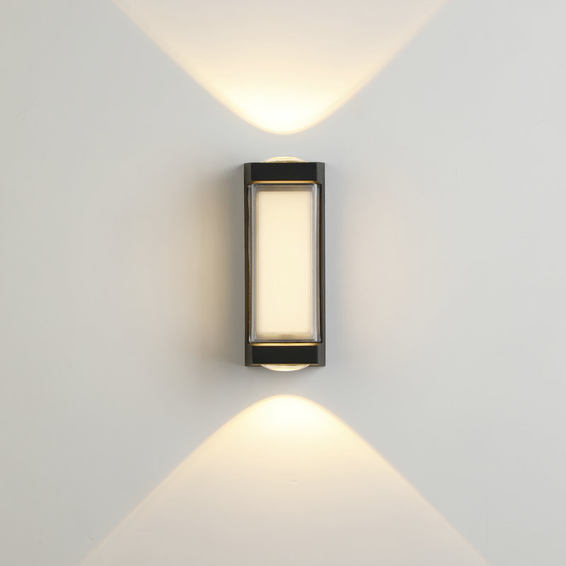 Cross-border dual-purpose indoor outdoor wall light Courtyard wall pillar background wall bedside light outdoor waterproof wall light full figure