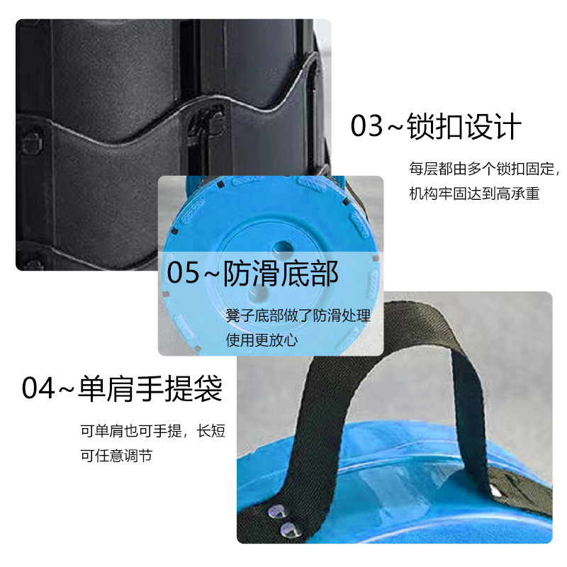 躺椅户外折叠椅子便携露营克米特椅钓鱼马扎野餐美术生写生折叠凳详情图4