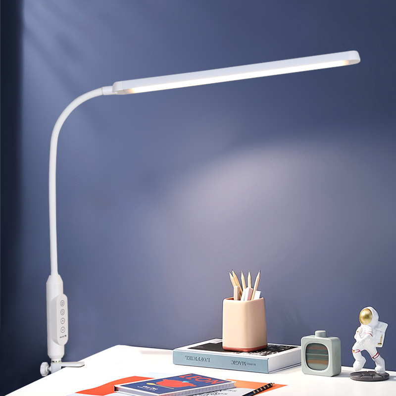 New USB eye-protecting creative folding desk lamp, smart clip night light, bedside reading desk lamp for student dormitories full figure