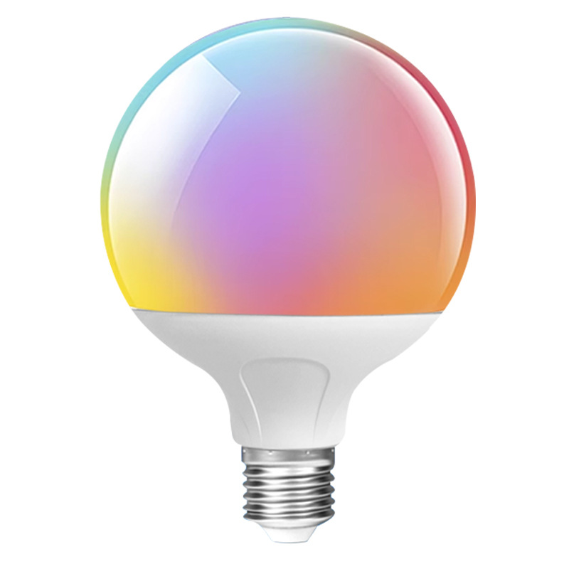 والمصابيح الذكية العابرة للحدود بث مباشر لمصابيح الهواء الملتقطة من بعد من طراز RGB عن بعد بمصابيح الدايود المبتعث للضوء WIFi LED الذكية 9W Item Picture