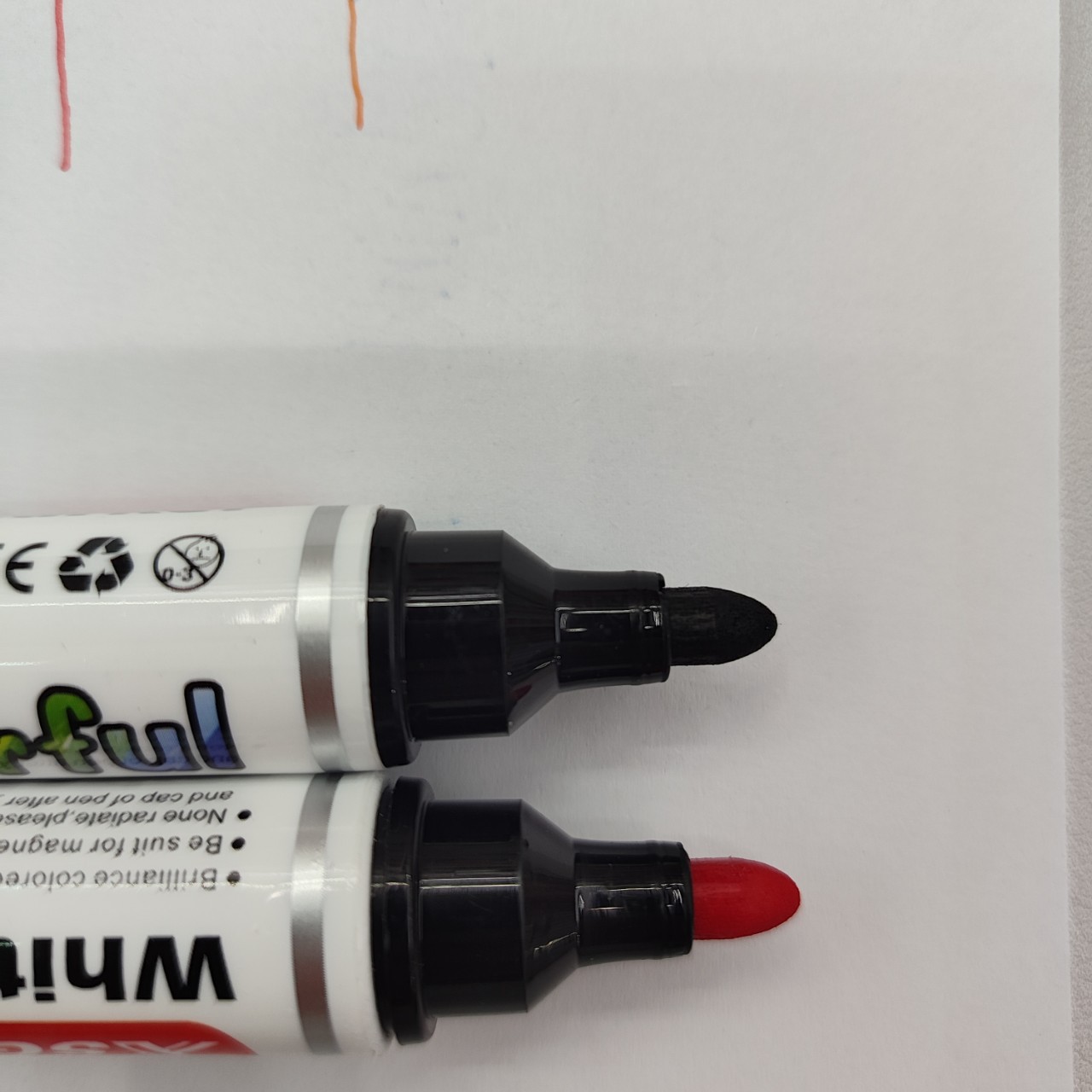 Xsg X-1088 Color Whiteboard Marker 12 Colors 24 Colors Double Head Double Color Round Head Knife Head Oblique Head Pvc Box Item Picture