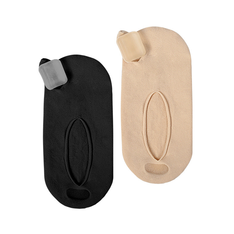 Thin, wear-resistant and invisible two-toed boat socks