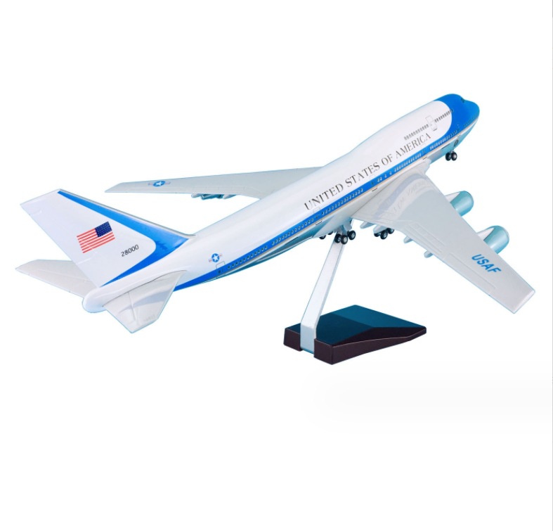 47cm voice-activated LED light aircraft model with wheels Application Scenario