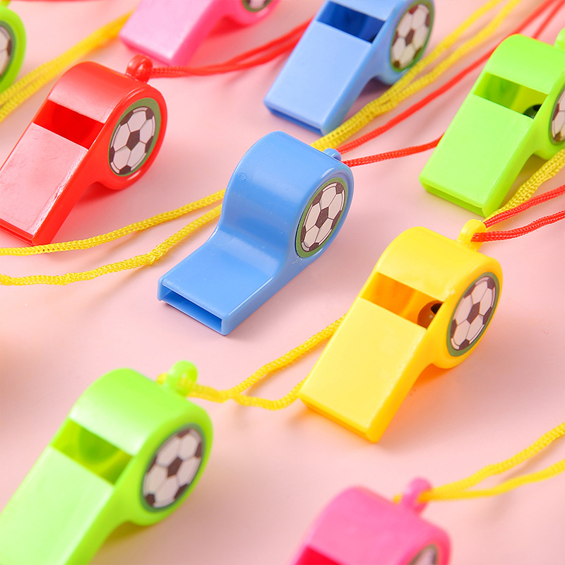 Whistle football whistle cheer props children candy toys concert fan whistle wholesale factory details Picture