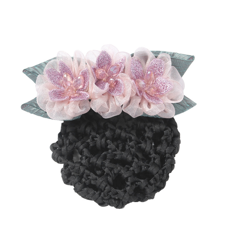 Yiwu Factory Spot Straight Hair Nurse Hair Net Work Career Korean Hotel Bank Hairpin Net Item Picture