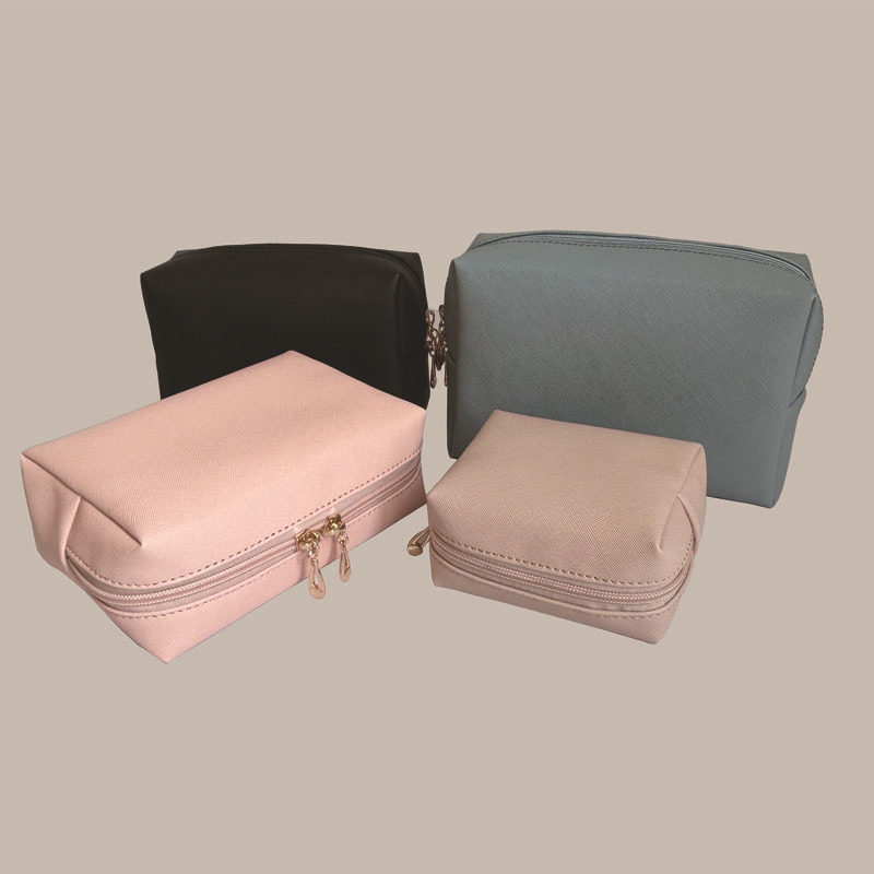 化妆包女士外贸爆款pu手拿便携方形防水可爱旅行洗漱包收纳包批
