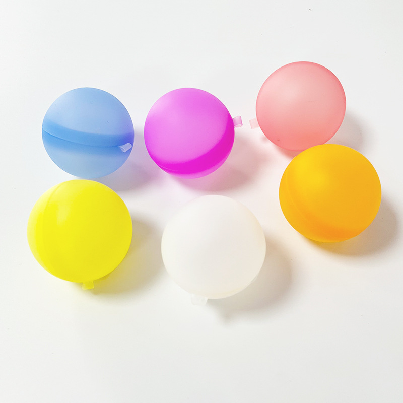 亚马逊爆款硅胶水球可重复使用儿童打水仗注水水球自动封口水炸弹详情图2