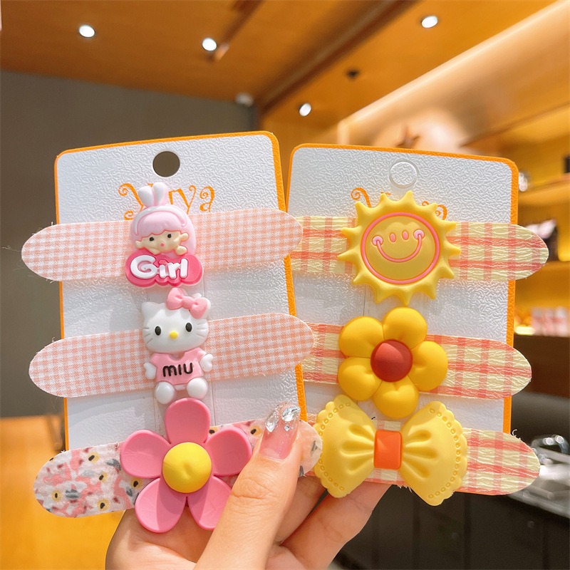 Children's Short Velcro Magic Patch Girl Korean Baby Broken Hair Patch Lazy Artifact Sweet Summer Hair Accessory Girl Application Scenario