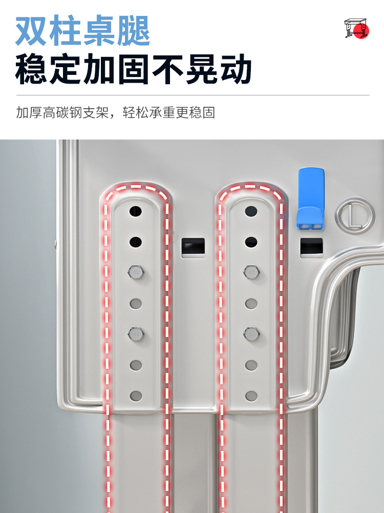 套装桌椅学校学习桌辅导写字书桌中小学辅导班桌小学培训儿童中小细节图