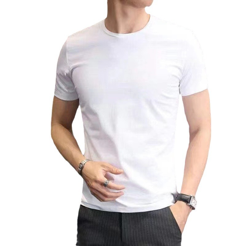 Summer short-sleeved T-shirt for men, 2025 new style American high street streetwear brand letter heavyweight loose men's half-sleeved T-shirt Item Picture