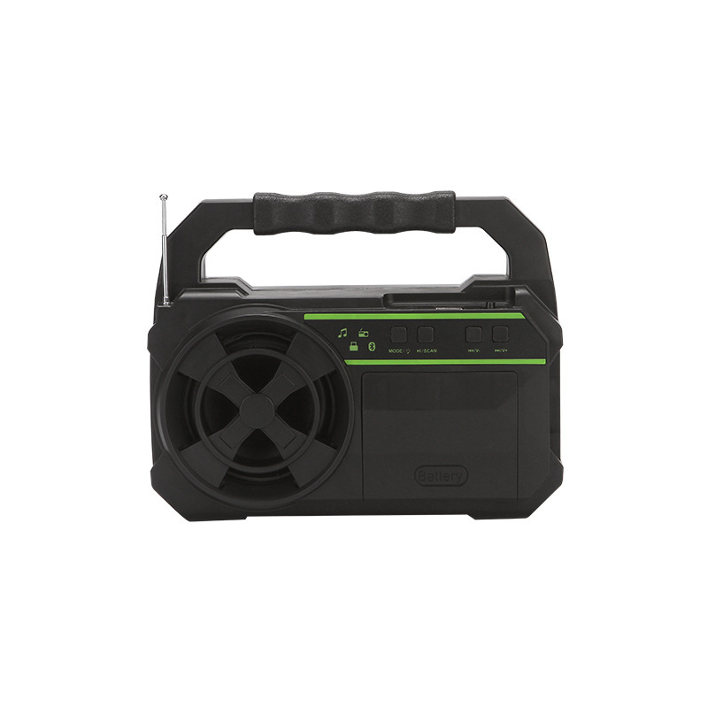 Camping And Outdoor Multi-Functional Portable Emergency Environmentally Friendly Bluetooth Radio Solar Hand-Held Garden Lighting High-Brightness Lamp details Picture