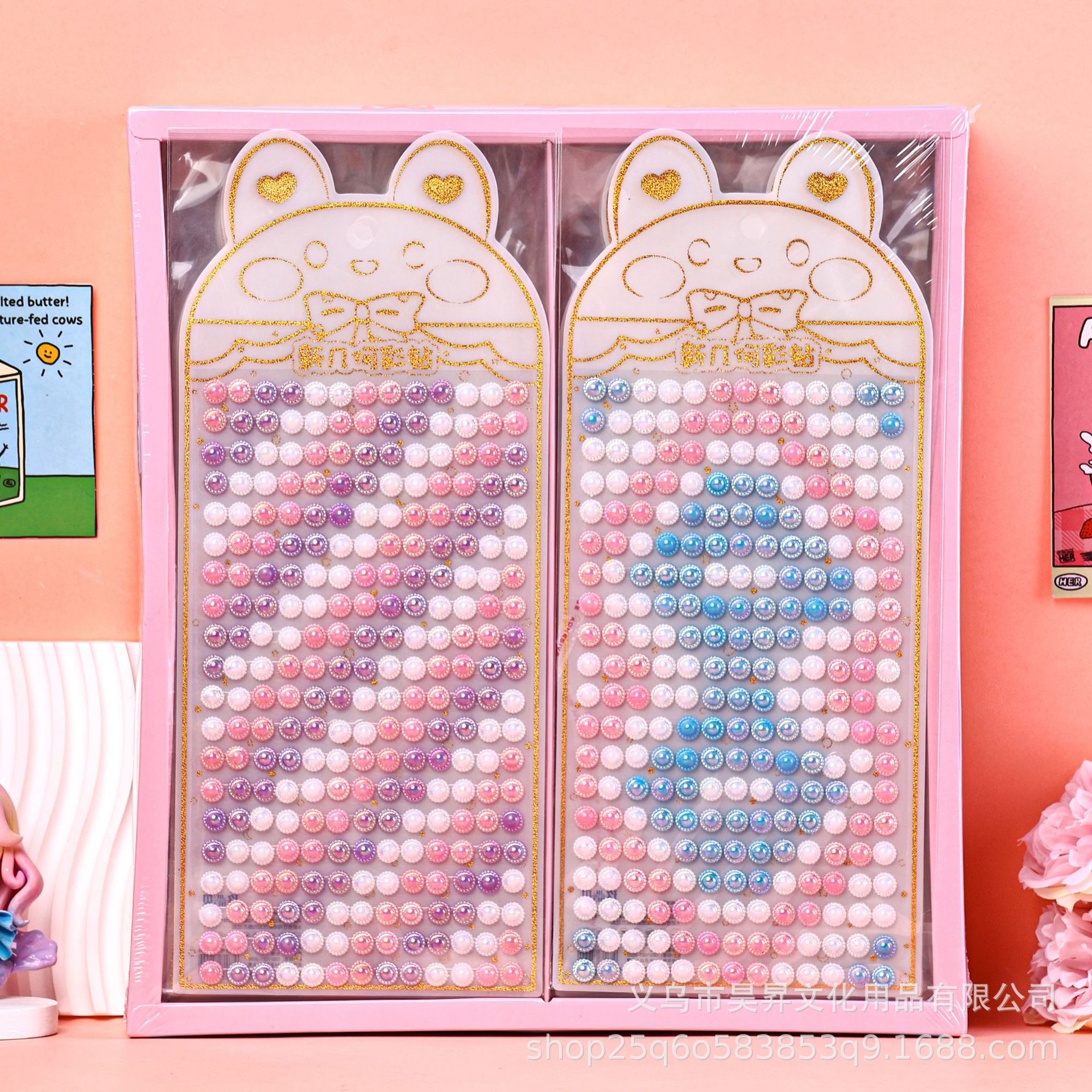 Geometric Color Diamond Stickers Diy Acrylic Stickers Kindergarten Bonus Stickers Creative Diamond Stickers Wholesale Item Picture