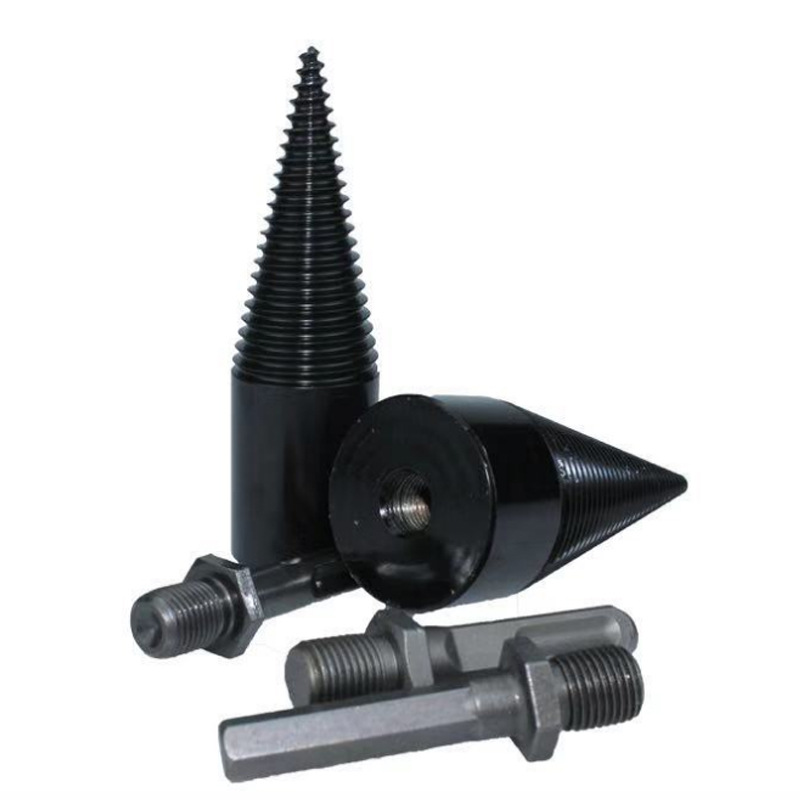 Wood-splitting magic tools: wood-splitting drill bit, wood-splitting tool, household electric hammer, electric drill, impact drill, rural wood-splitting cone Item Picture