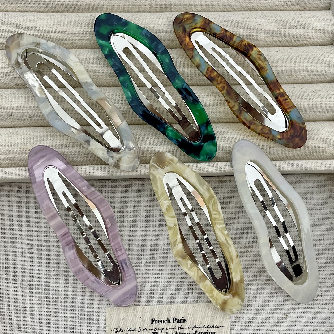 Cloud Hairpin for women, back of the head, forehead, 2024 new side clip headwear clip, bangs, small hair clip, bb clip details Picture