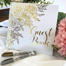 宾客签到本嘉宾签名册Guest Book婚礼活动会议留言簿登记笔记本