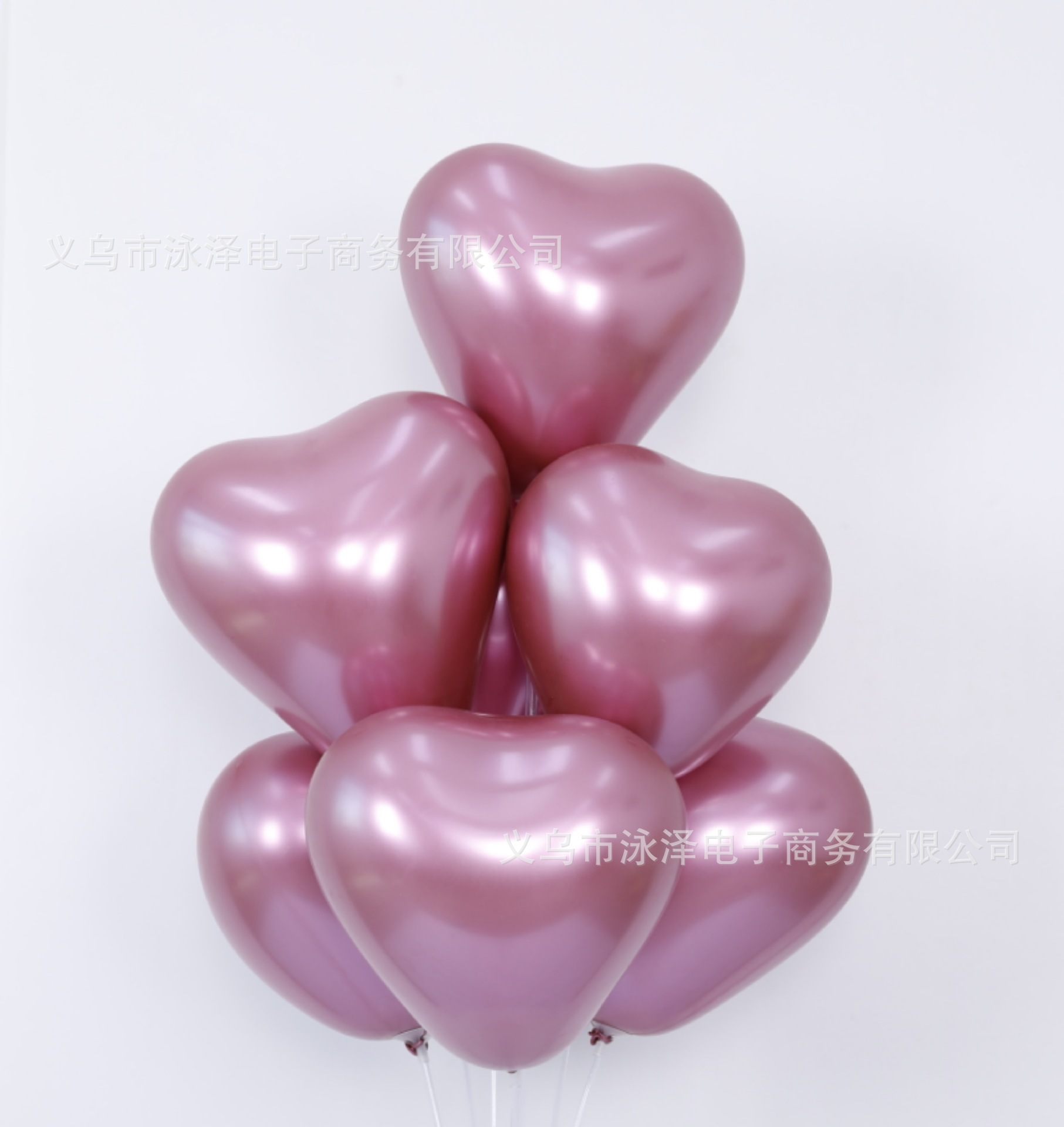 Explosive type of metal latex love balloons birthday party decoration decoration 12 inches 2.8 grams of 50 Specification drawing