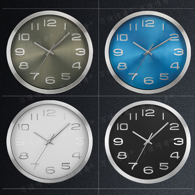 The 2025 new silent quartz wall clock is a creative and fashionable three-dimensional digital simple timepiece for home living rooms Specification image