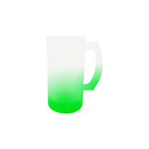 Creative gradient color bottom frosted glass