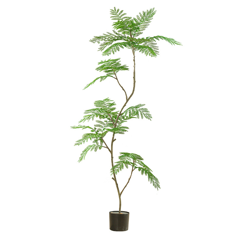 花束/仿真植物/绿植摆件/绿植装饰/竹子装饰白底实物图