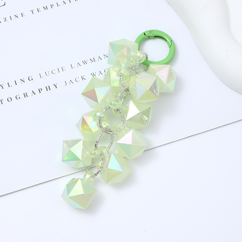 Acrylic Hand Beaded Large Grape String Open Blind Box Combination String Mobile Phone Chain Key Chain details Picture