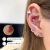 kt Home ear bone Stud sweet and cute titanium steel horseshoe ring Saturn ear Stud Titanium alloy ear bone stud cochlear stud earrings Application Scenario