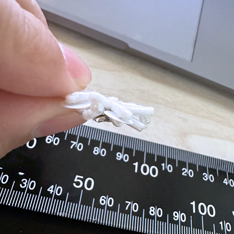 约2.4CM亮片水钻串珠十字雪花小花服装鞋包饰品配件花朵百搭详情13