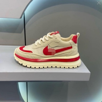 新款舒适洋气时尚高端秋季鞋百搭2024皮面休闲男潮站厚底板鞋欧洲