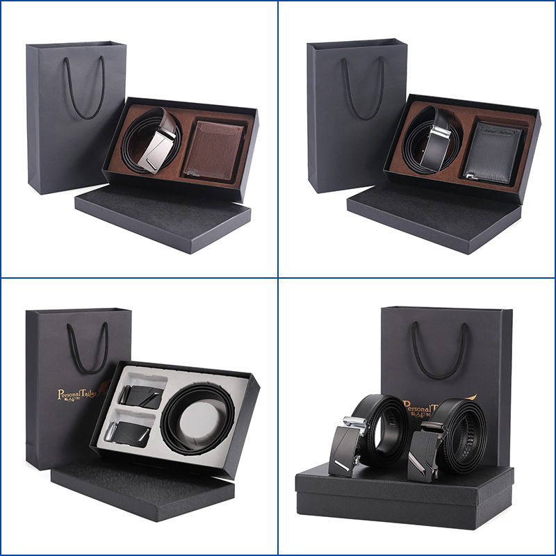 Leather Belt Men's Cowhide Printed Logo High-Grade Company Gifts Business Belt Manufacturers Wholesale Belt Custom Leather Specification drawing