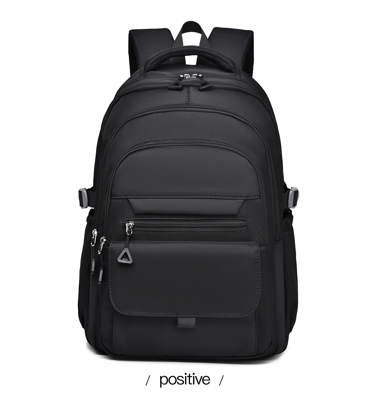 纯色百搭学生书包双肩包15.6寸牛津布初高中大学生背包休闲旅行包详情26