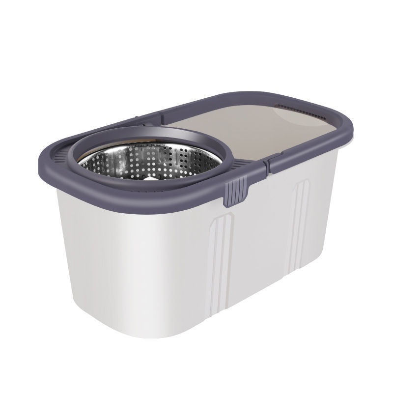 Rotary Mop Dry And Wet Hands-Free Mop Bucket Increase Thickening Household Rotary Mop Lazy Mop Bucket Wholesale Item Picture