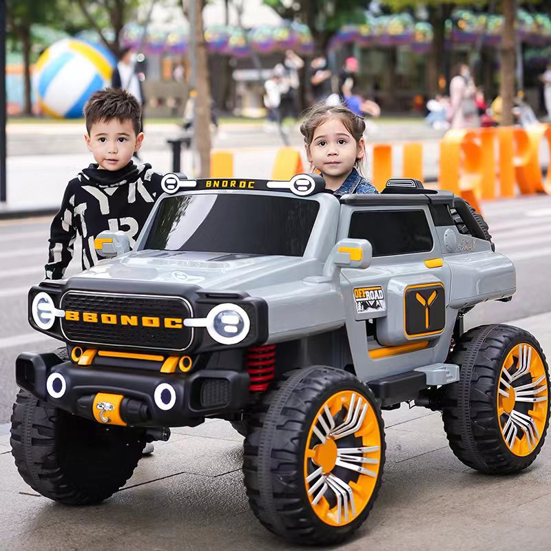皮尔斯大型儿童电动车四轮汽车双人可坐大人越野遥控玩具车超大号四驱车详情图2