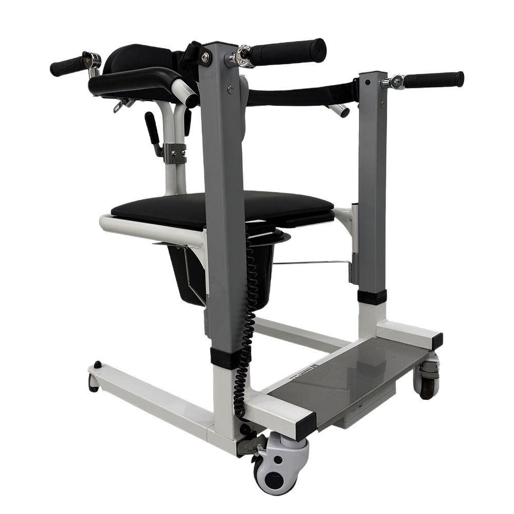 Cross-border dedicated electric lifting and relocation machine with potty, paralyzed patients, elderly people, home use with foot brake relocation machine Item Picture