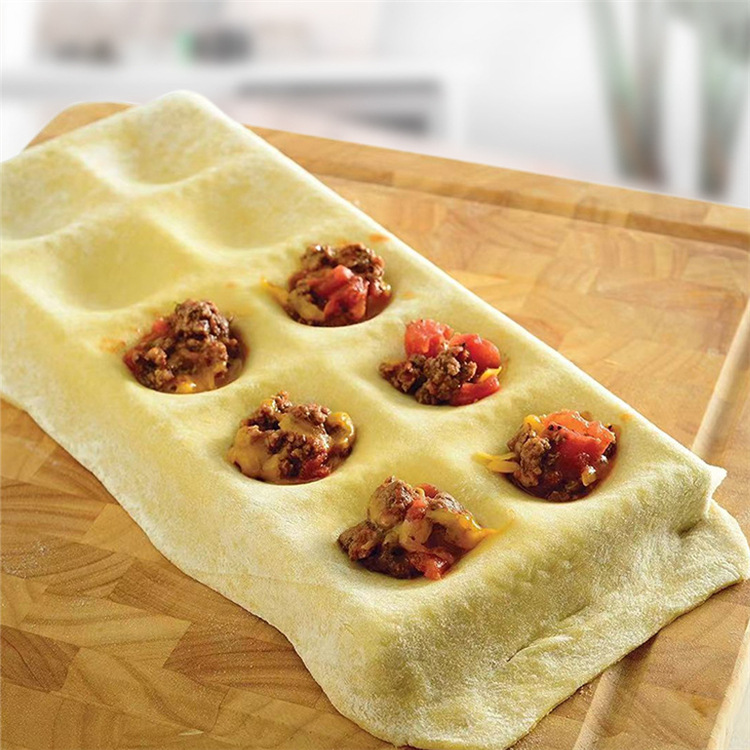 The new type of Italian square dumpling molds, 12PCS, and Italian fondle baking tools are selling well on Amazon details Picture